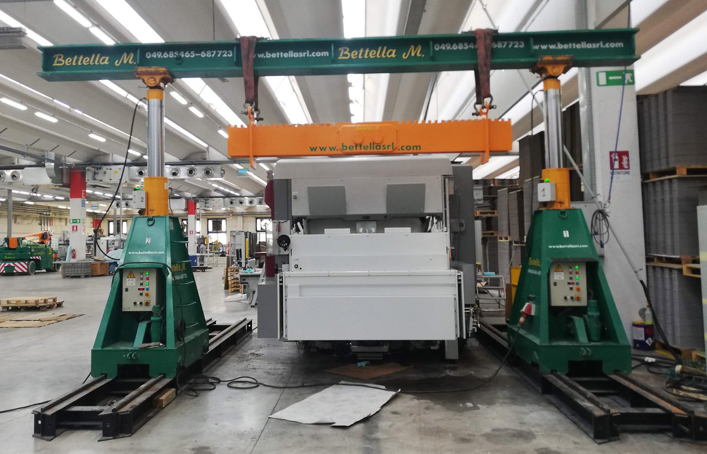 Trasporto macchinari da stampa