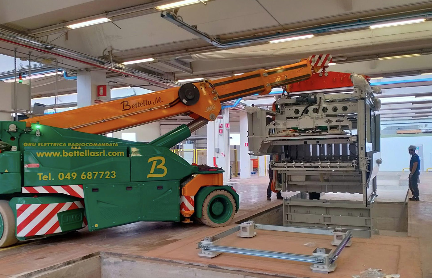 Trasporto macchinari da stampa